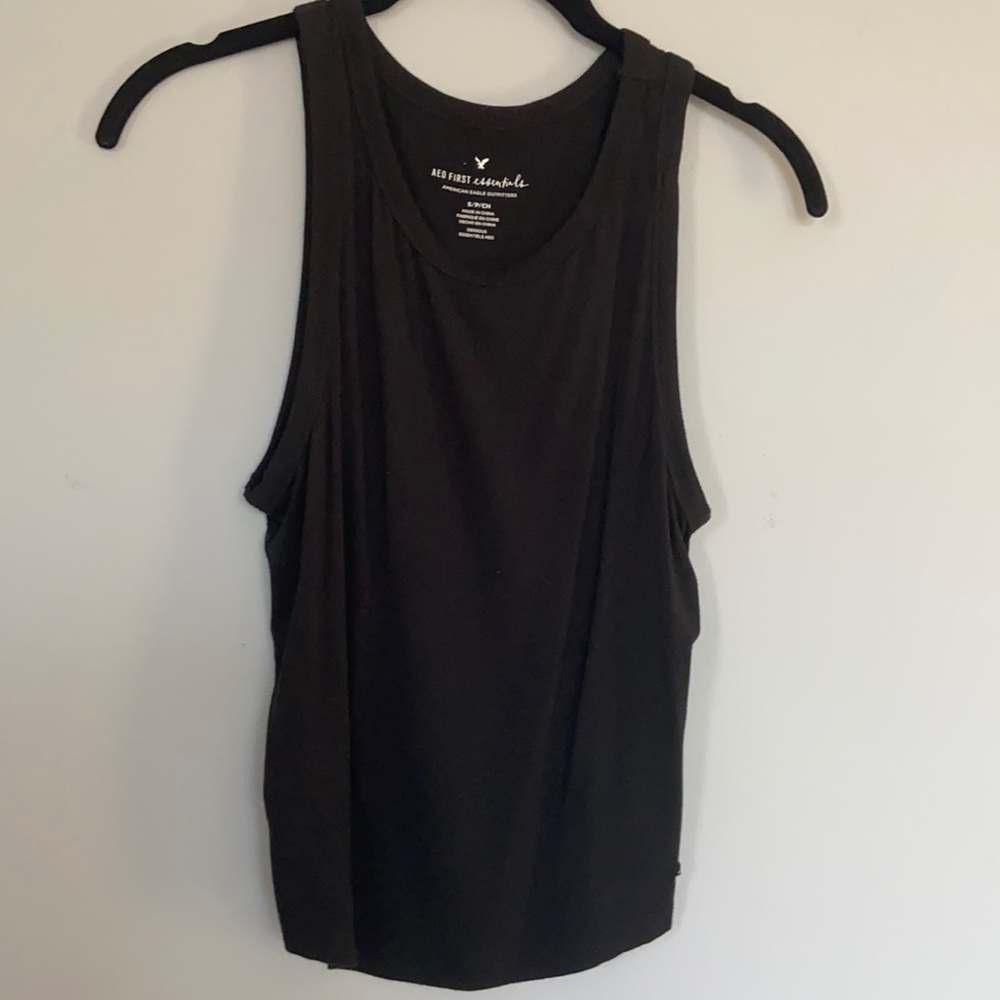 American Eagle black tank